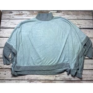 free people intimately Poncho Boho Raw Hem Oversized Festival Open Side Small